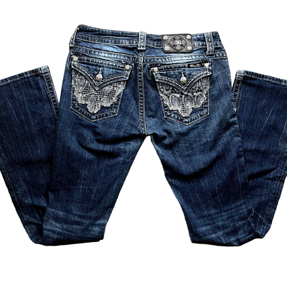 Miss Me threading sequins boot cut 29